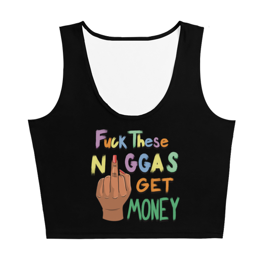 "Get Money" Top Black/ Multicolor